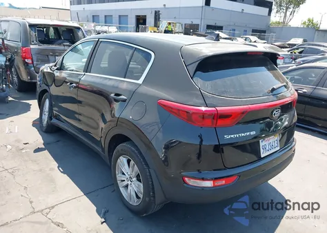 2017 Kia Sportage Lx z USA, uszkodzony, nr VIN KNDPM3AC2H7241476